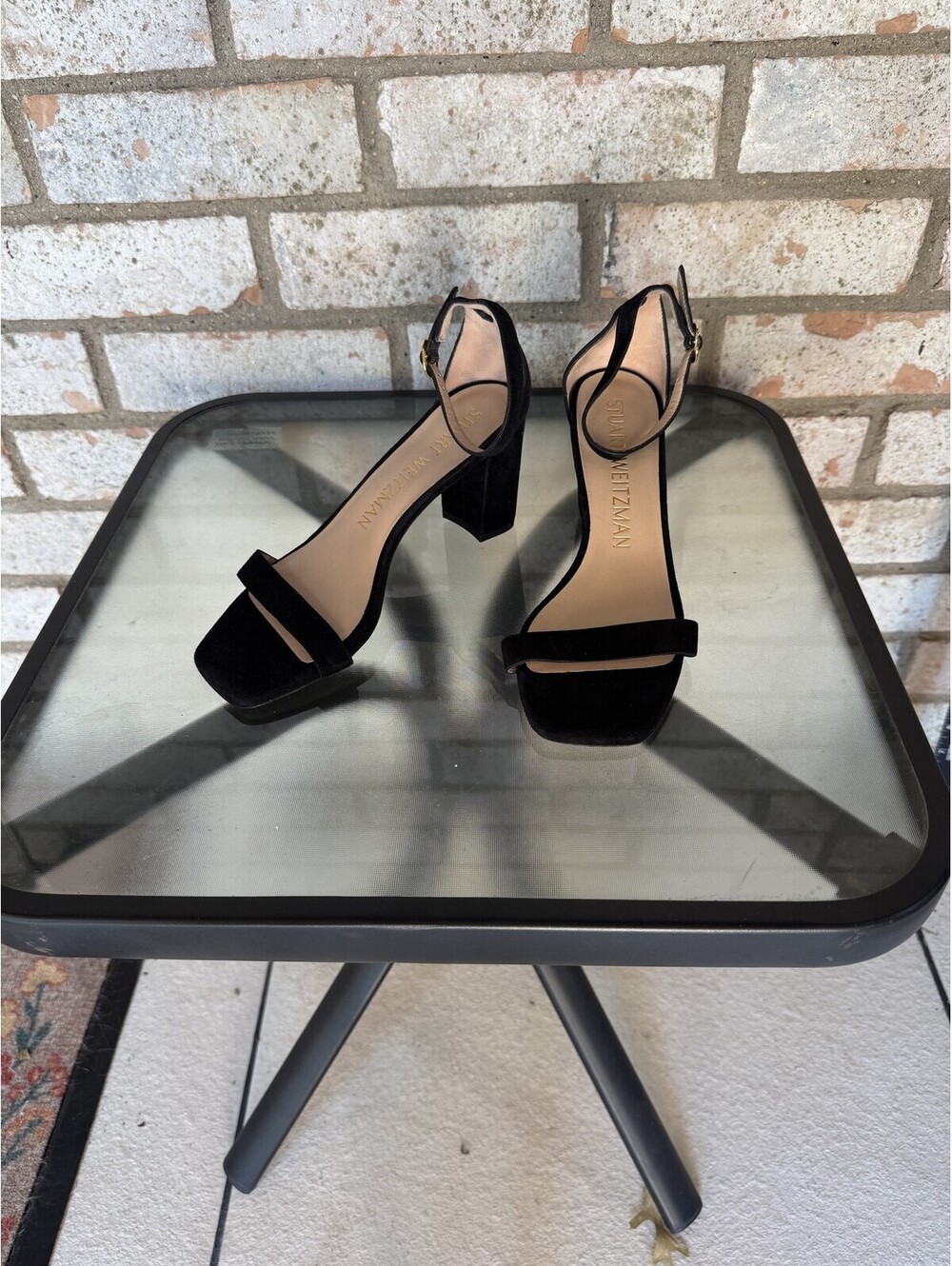 Stuart Weitzman Sandal (Heeled) Black Size 6.5